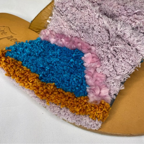 Free People Yuma Woven Mule Sandals Size 10 New - Picture 5 of 10